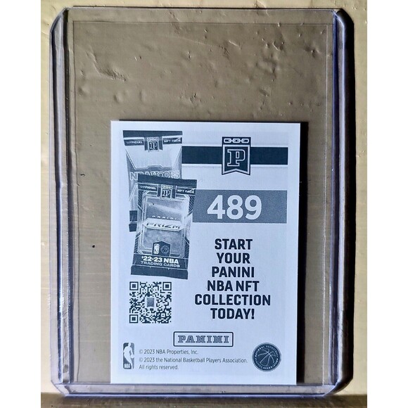 2023-24 Spud Webb Panini NBA Basketball #489 Sticker NBA Legends - Picture 2 of 2